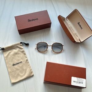 illesteva Mykonos Ace Sunglasses NEW IN BOX!